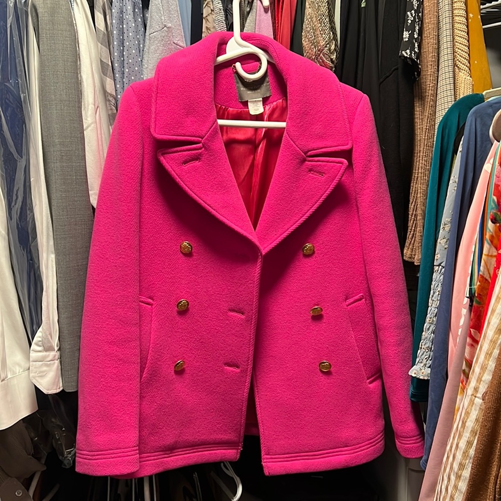 PINK PEACOAT * Wool/Nylon Blend - JCrew